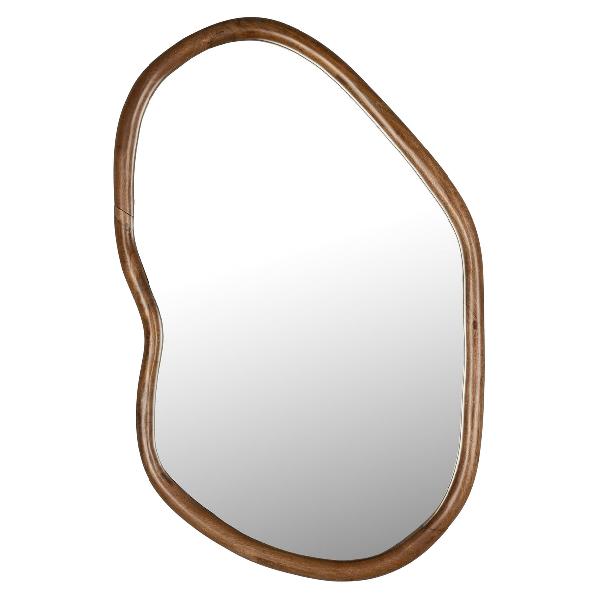 Dutchbone Ashley Organic Walnut Wood Wall Mirror
