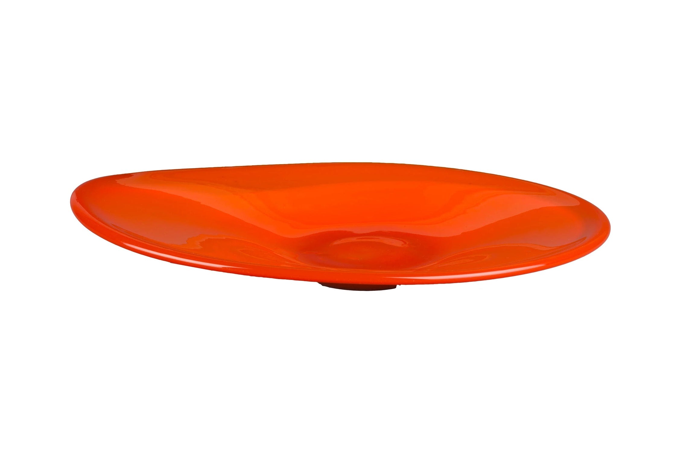 Dutchbone Gable Orange Glass Tray