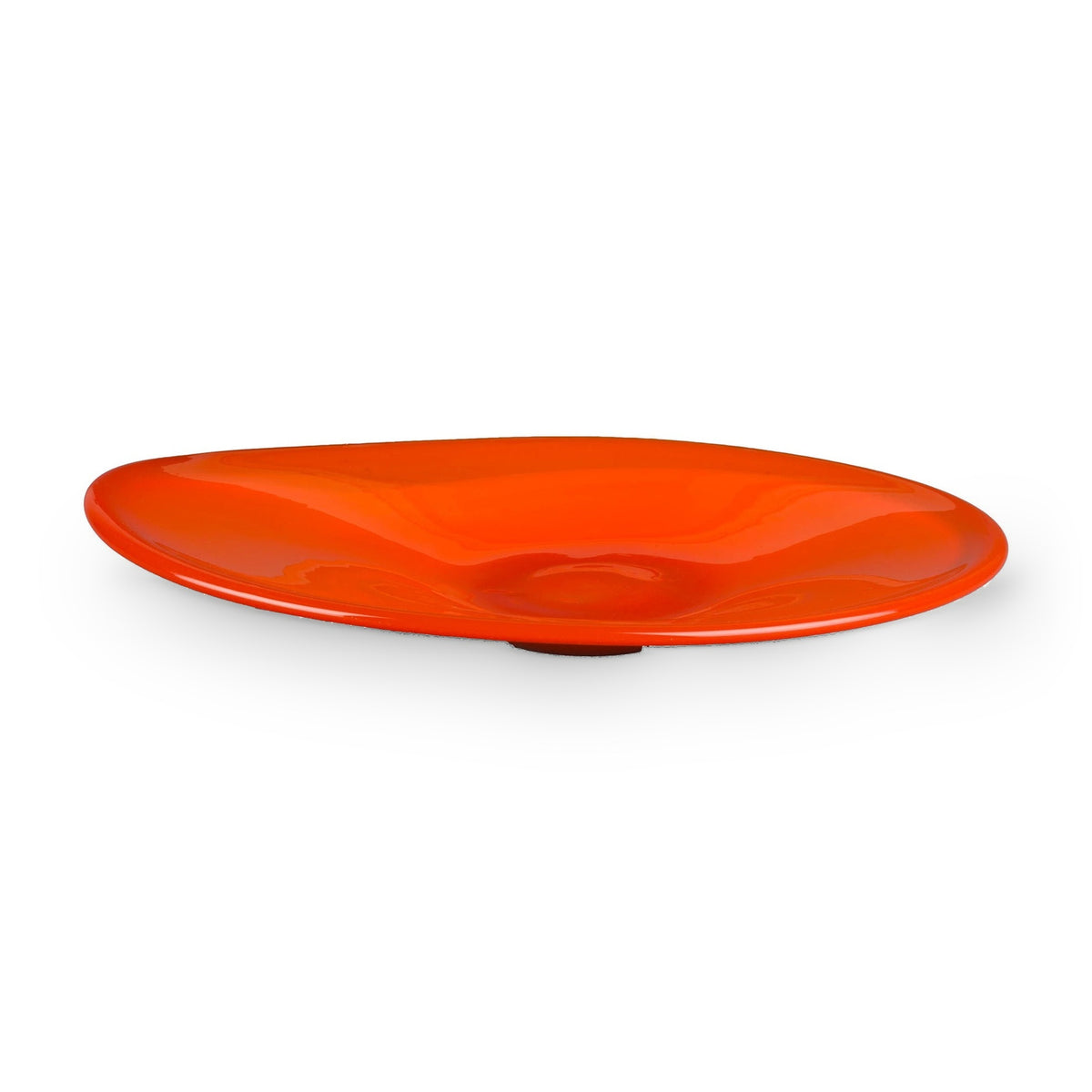 Dutchbone Gable Orange Glass Tray