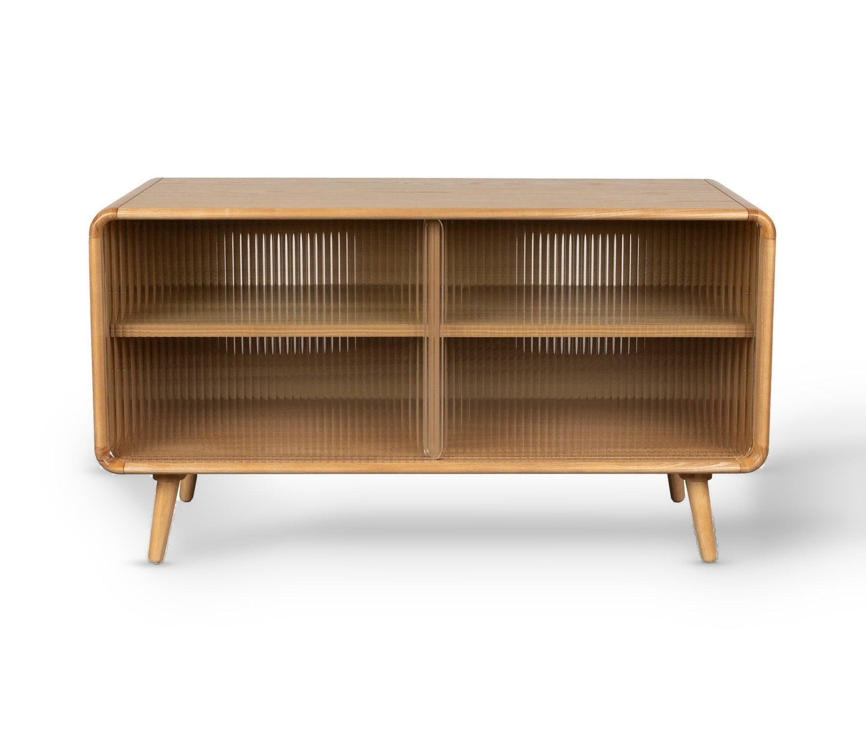 Zuiver Rise Natural Oak Wood Sideboard Medium