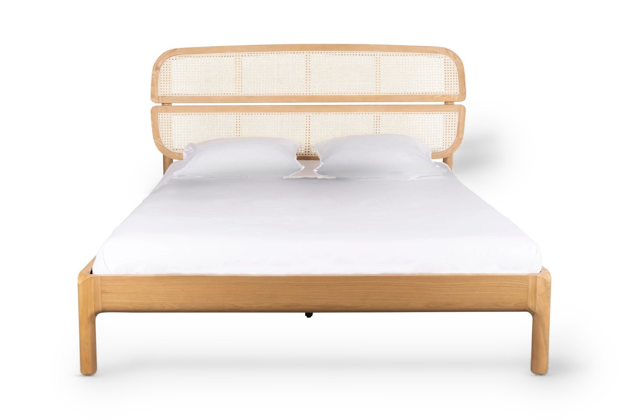 Zuiver Storm Webbing Natural Wood Bed 160cm