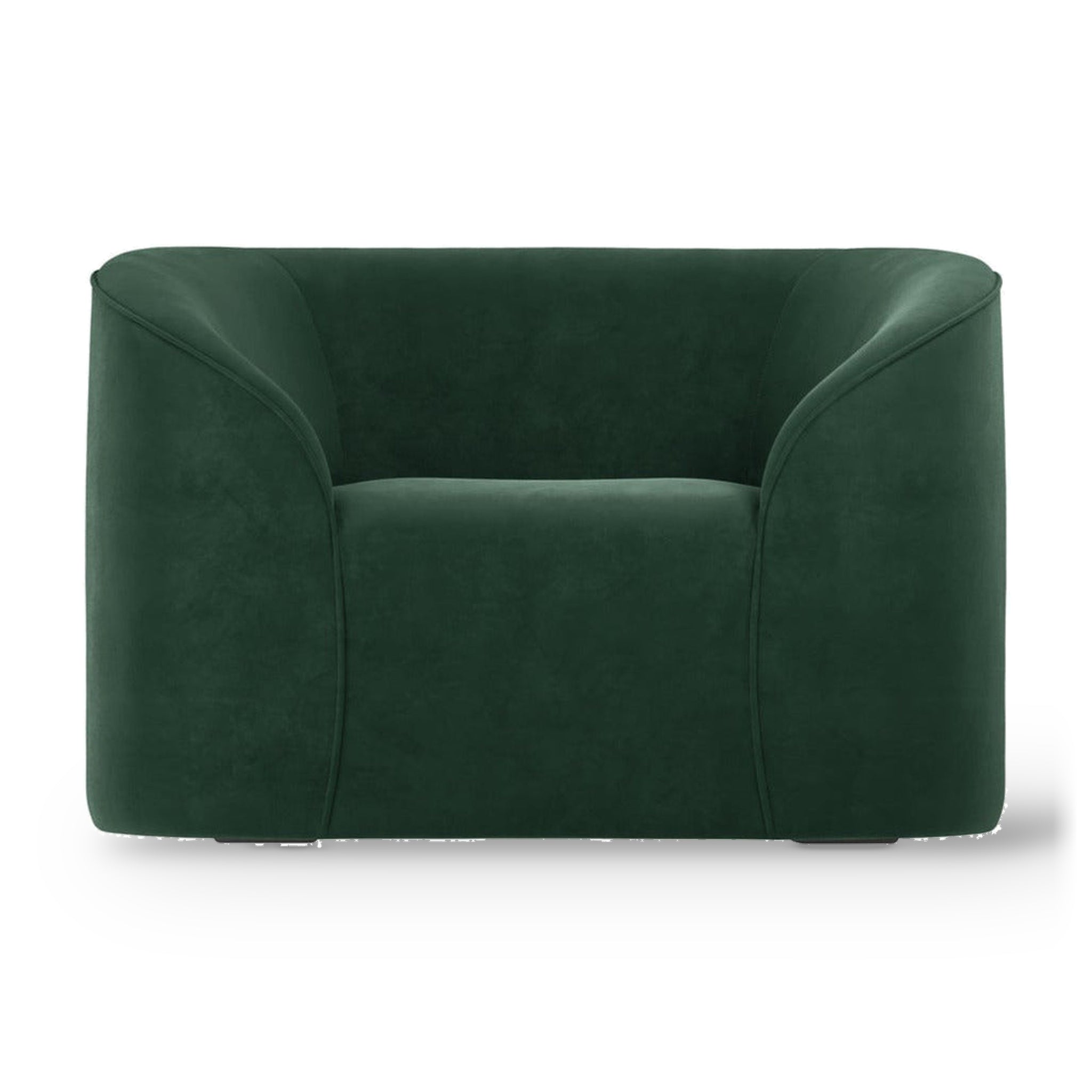 Zuma Forest Green Velvet Accent Armchair