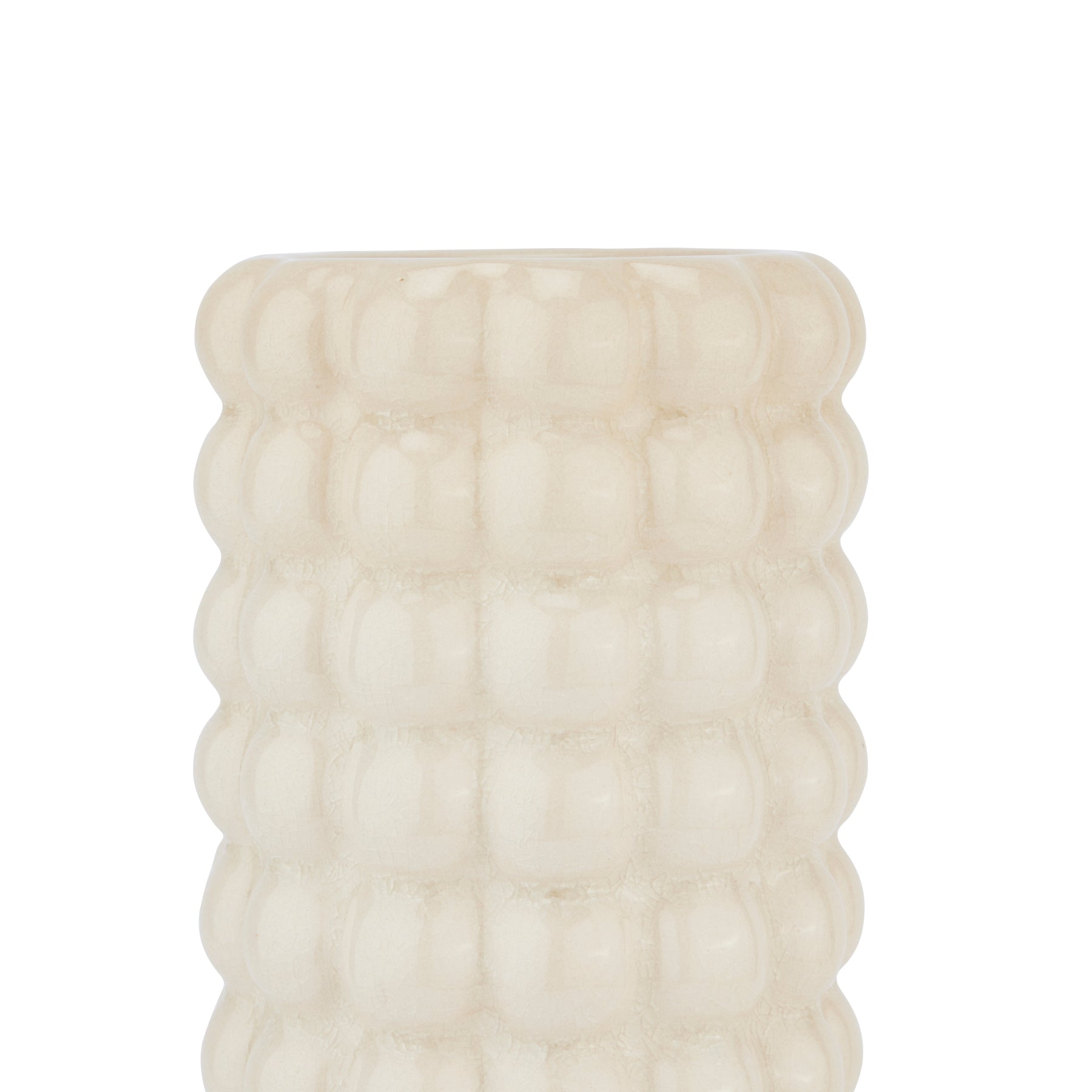 Seville Collection Cream Bubble Vase