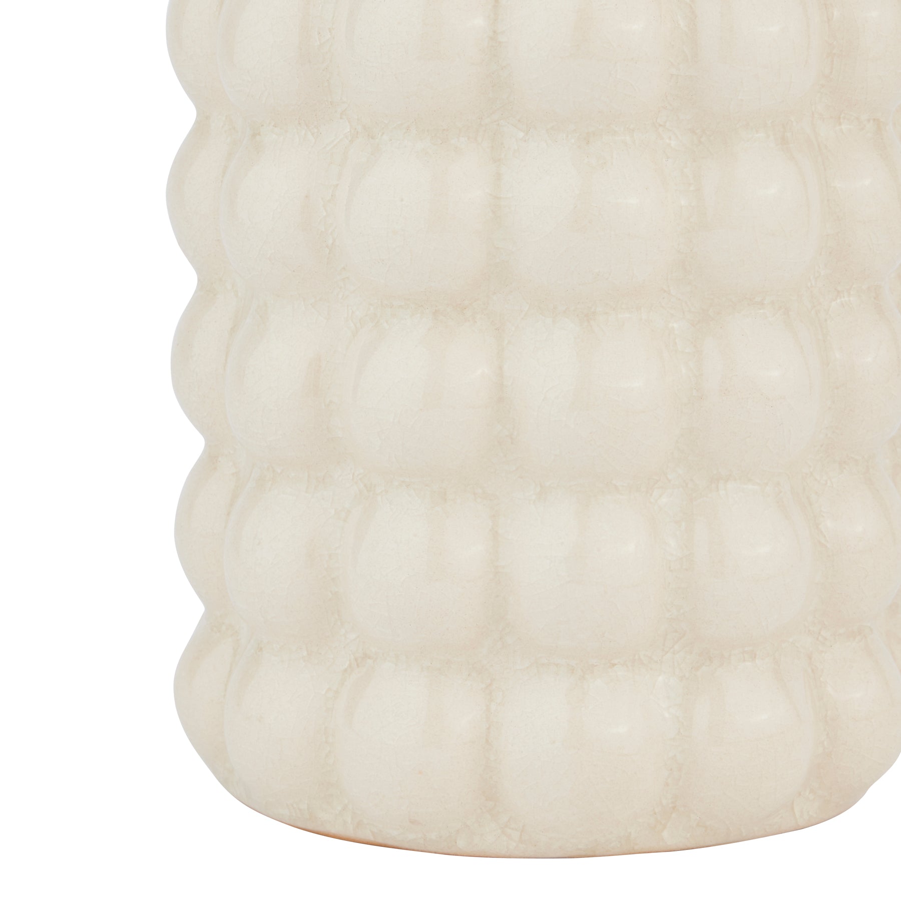 Seville Collection Cream Bubble Vase