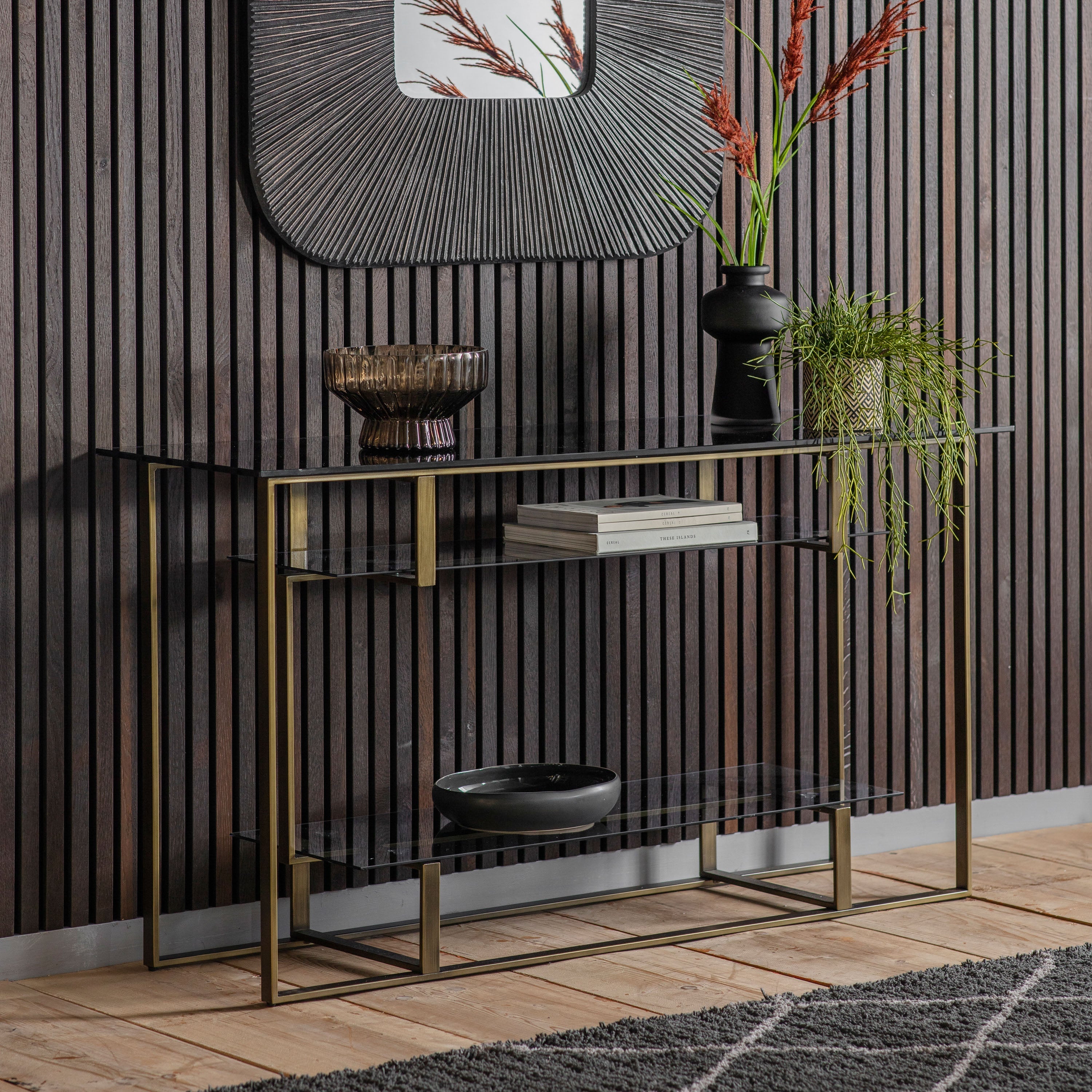 Thornton Console Table Bronze 1400x450x760mm