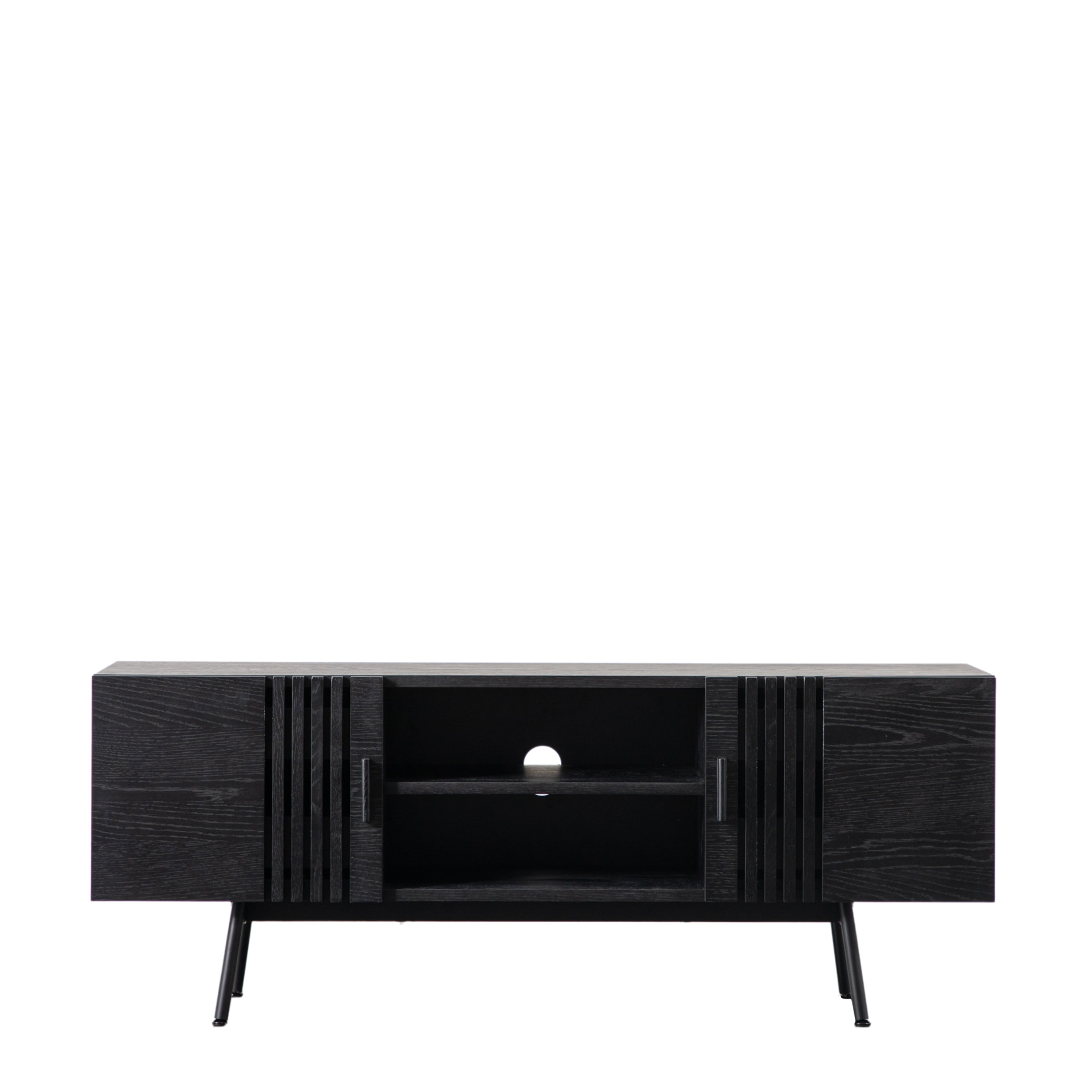 Holsen Media Unit Black 1400x420x550mm