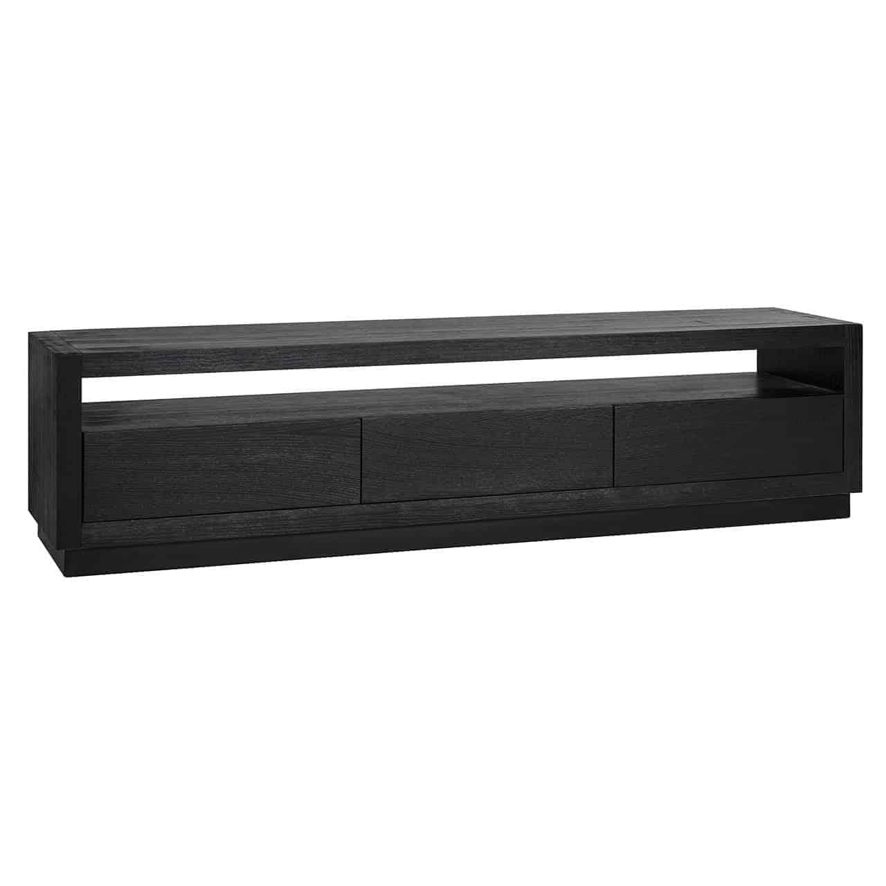 TV-Unit Oakura 3-drawers (Black)