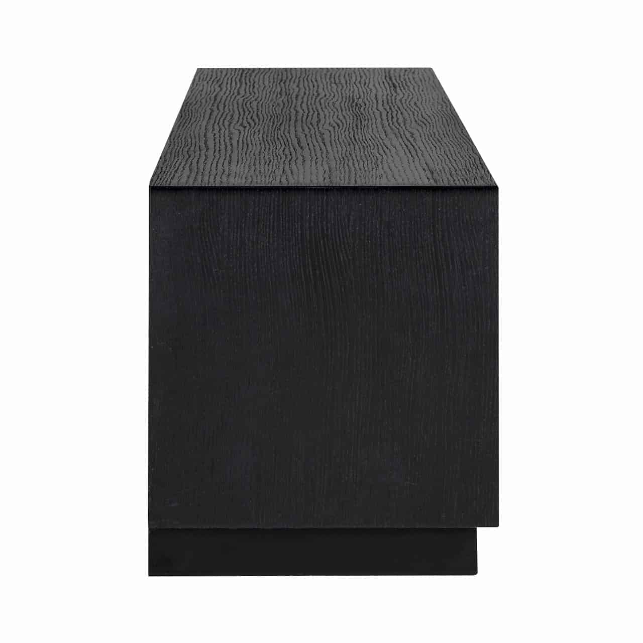 TV-Unit Oakura 3-drawers (Black)