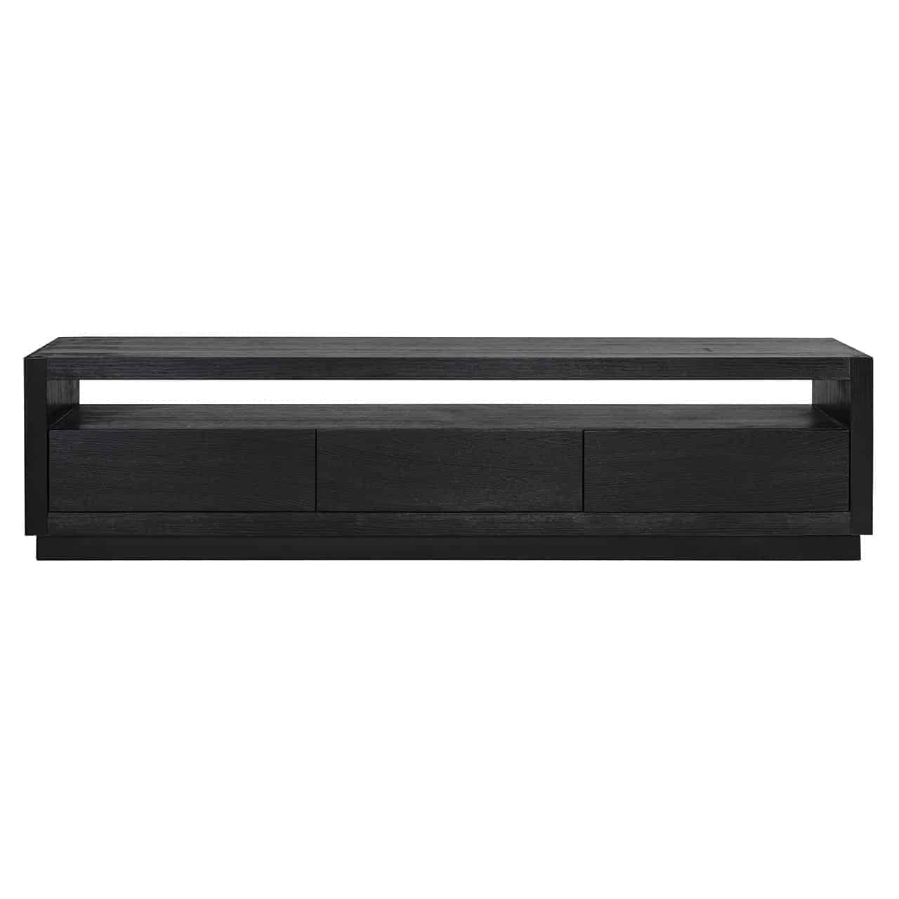 TV-Unit Oakura 3-drawers (Black)