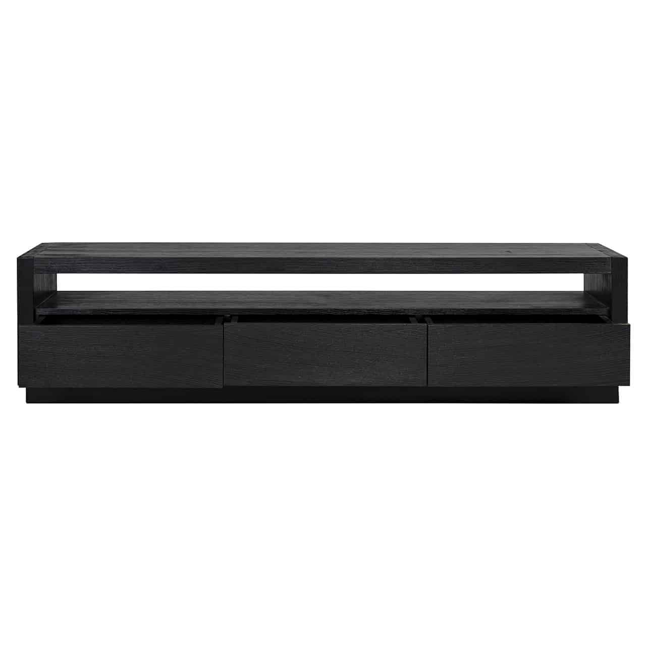 TV-Unit Oakura 3-drawers (Black)