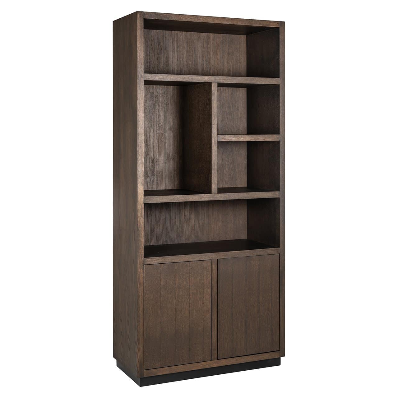 Book case Oakura 2-doors (Brown)