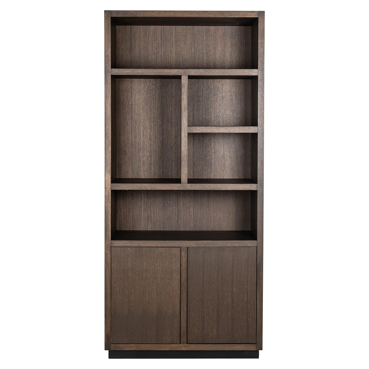 Book case Oakura 2-doors (Brown)