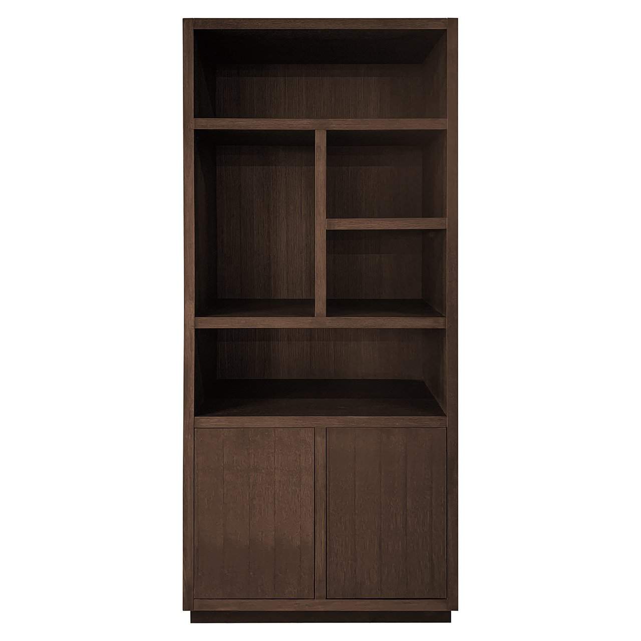 Book case Oakura 2-doors (Brown)