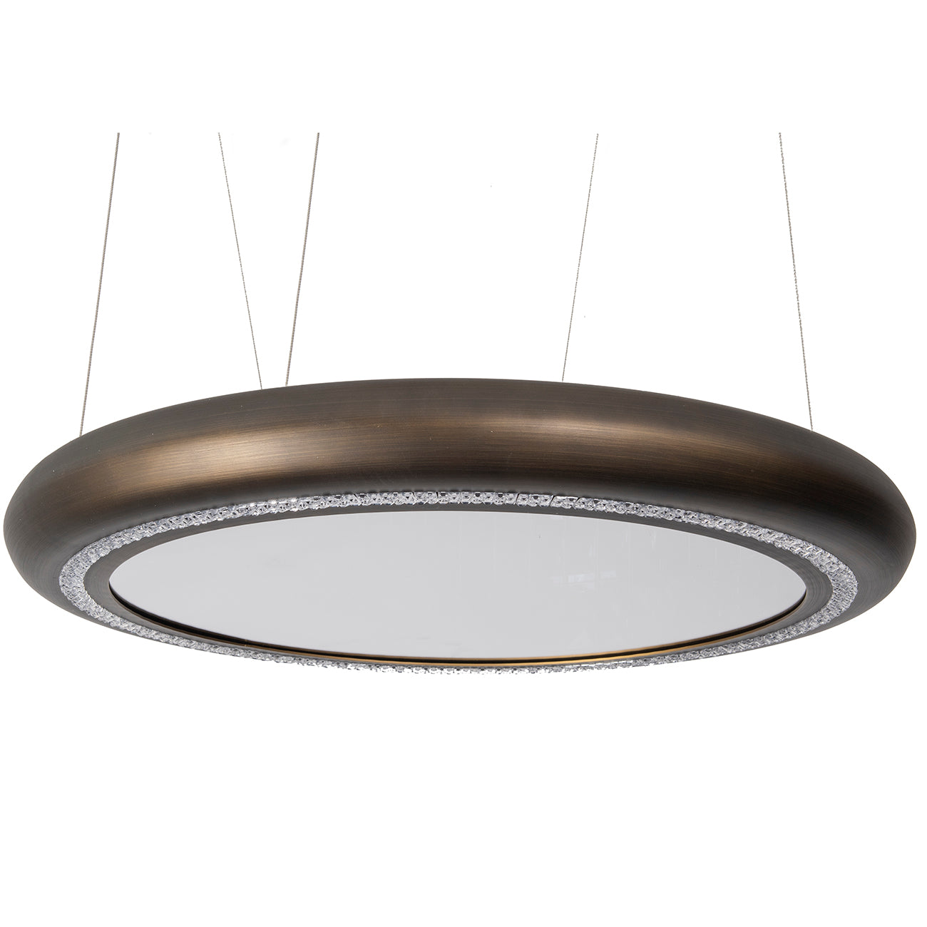Small Gold Ring Statement Chandelier