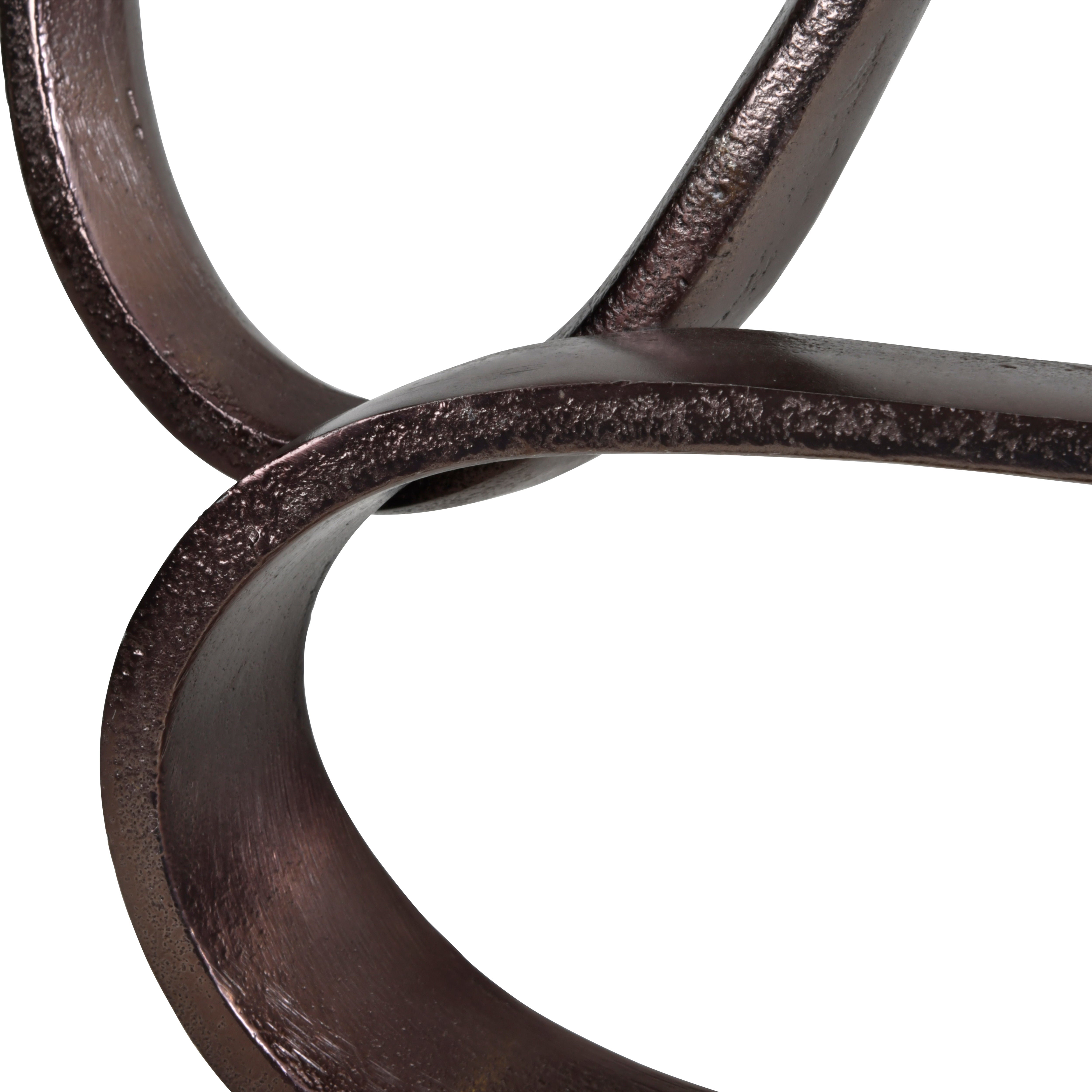 Bronze Abstract Curvilinear Wellness Sculpture