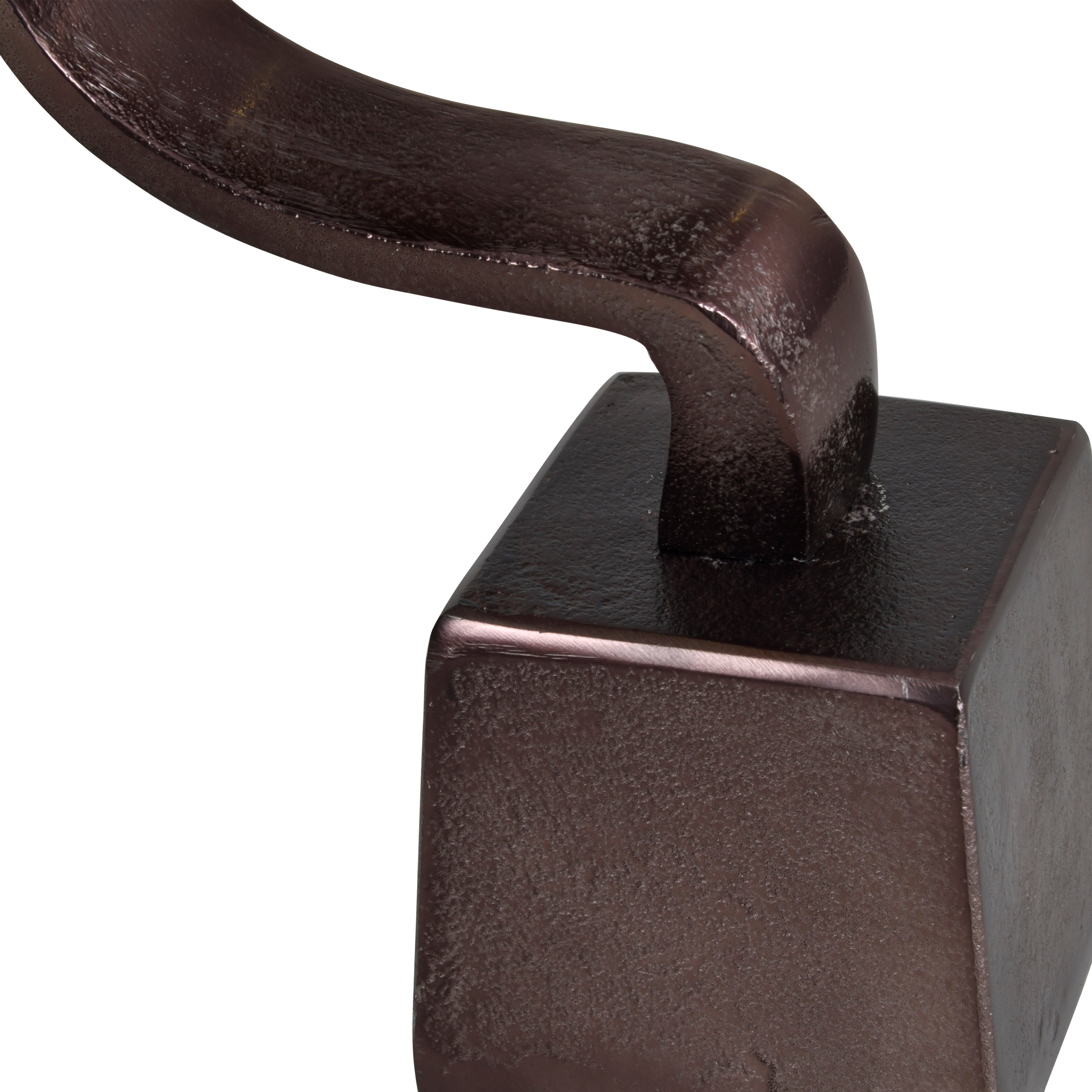 Bronze Abstract Curvilinear Wellness Sculpture