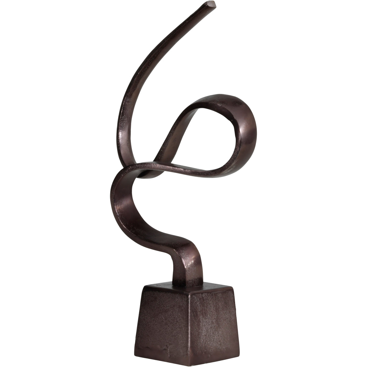 Bronze Abstract Curvilinear Wellness Sculpture