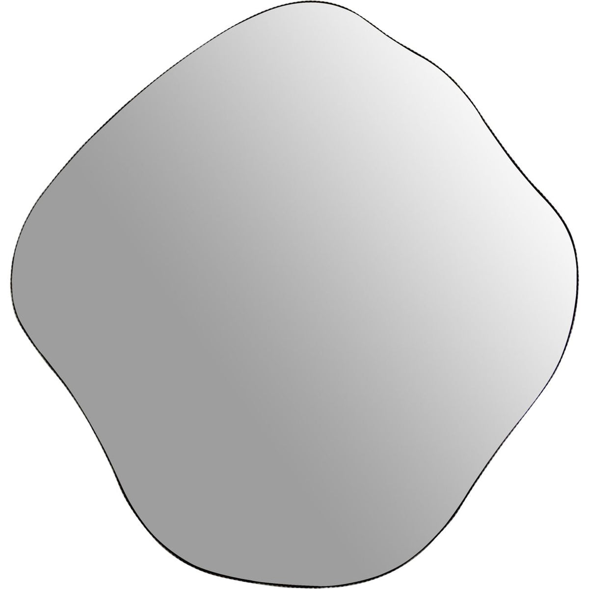 Organic Abstract Rustic Finish Wall Mirror | Small