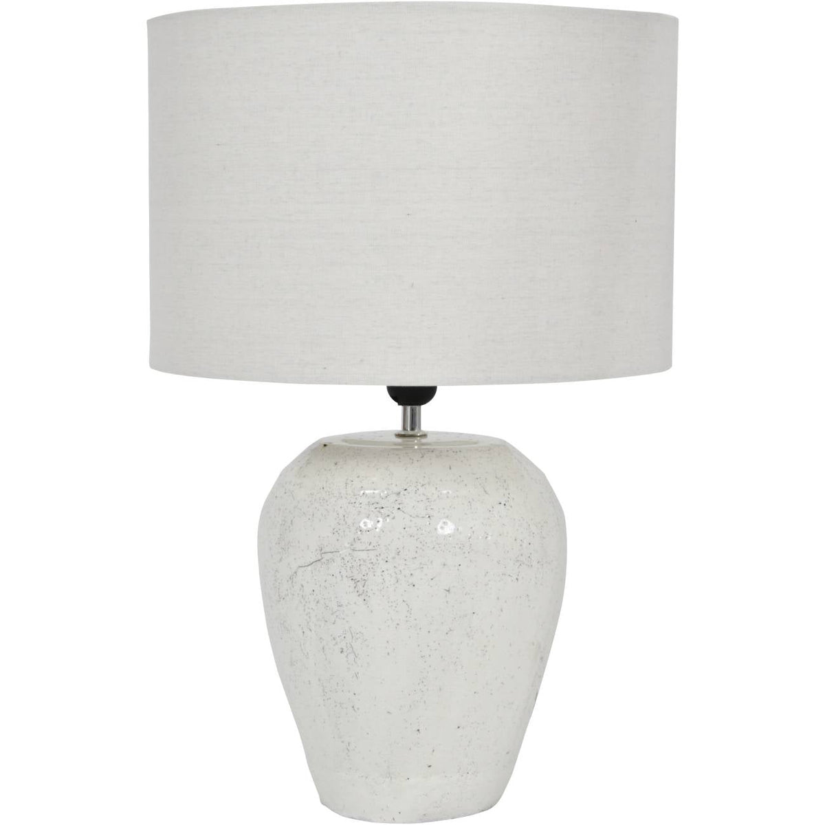Speckle Terracotta Glazed Table Lamp