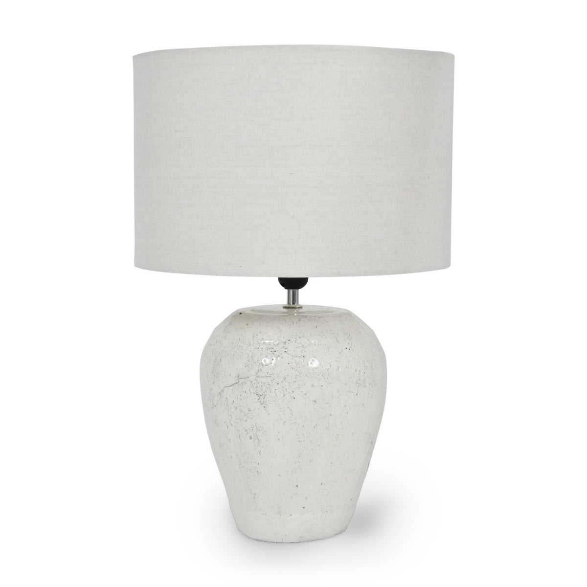 Speckle Terracotta Glazed Table Lamp