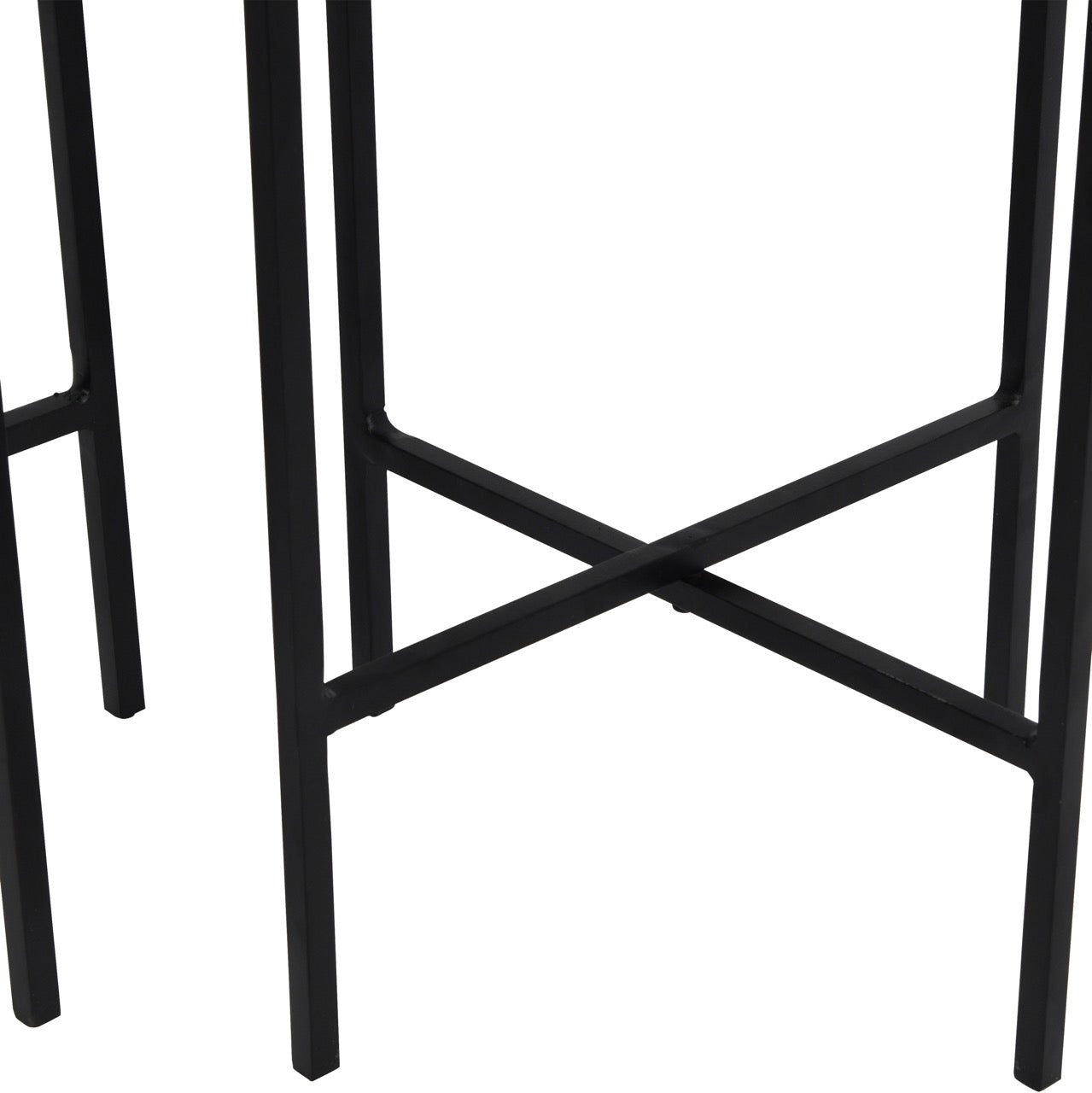 Set of 2 Clyde Floor Standing Matt Black Planters