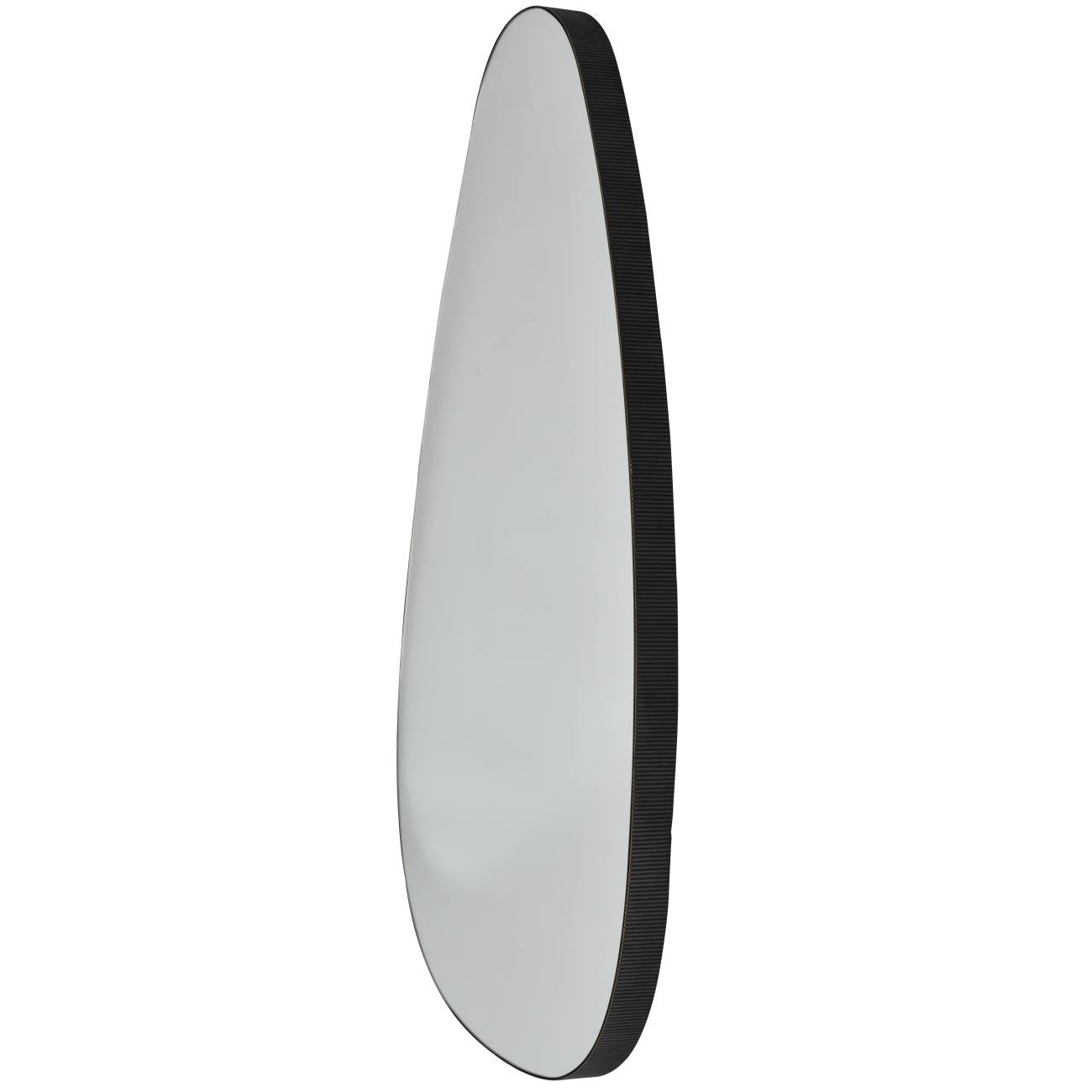 Organic Abstract Egg Rustic Finish Full Length Leaner Mirror | Extra Large