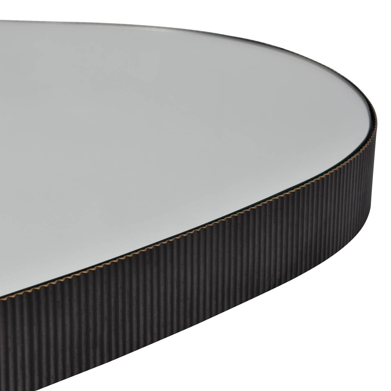 Organic Abstract Egg Rustic Finish Full Length Leaner Mirror | Extra Large