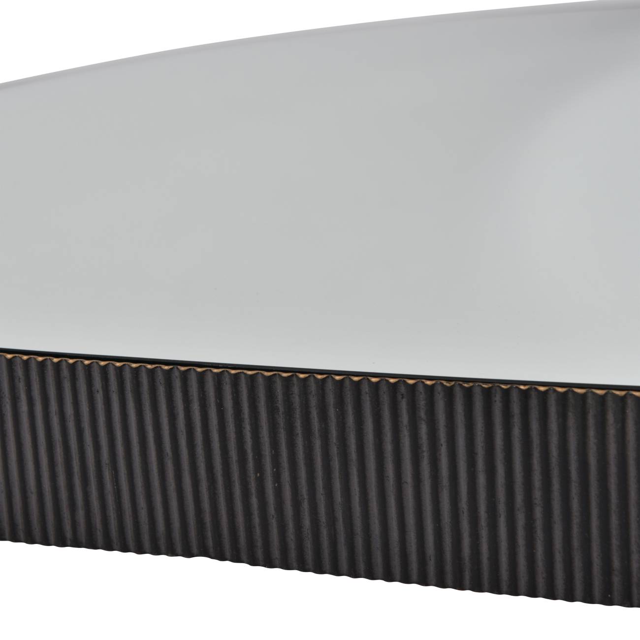 Organic Abstract Egg Rustic Finish Full Length Leaner Mirror | Extra Large