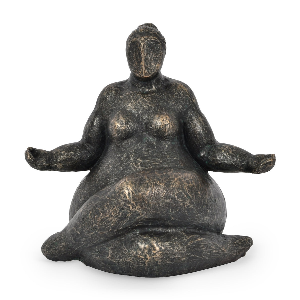 Freya Meditating Feminine Form Resin Sculpture