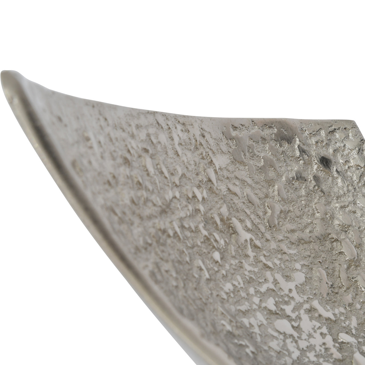 Textured Silver Peel Bowl Small