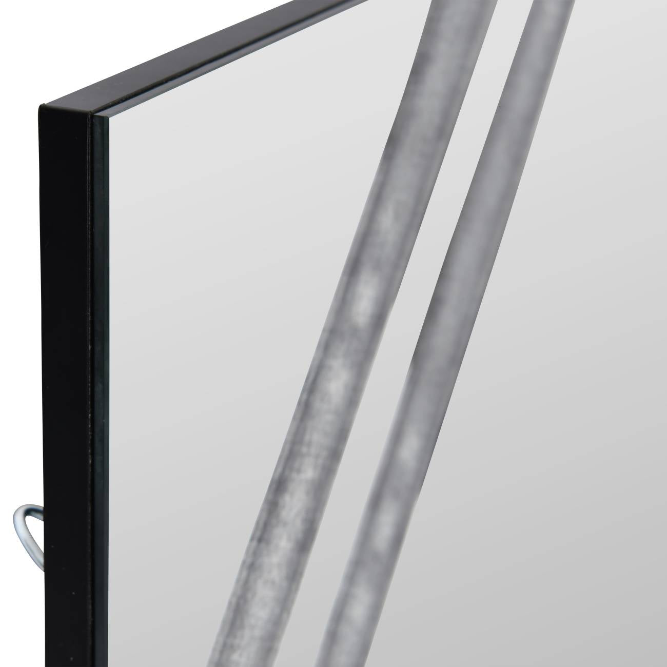 Lexington Antiqued Chevron Square Wall Mirror