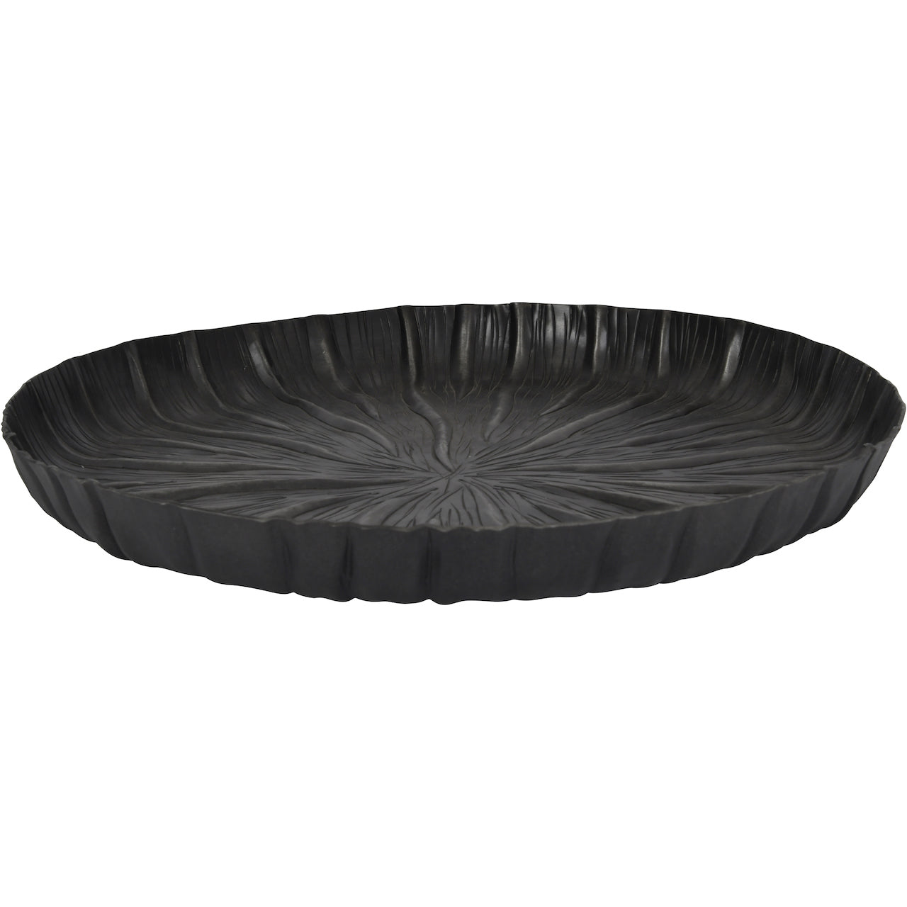 Pelham Matte Black Textured Platter