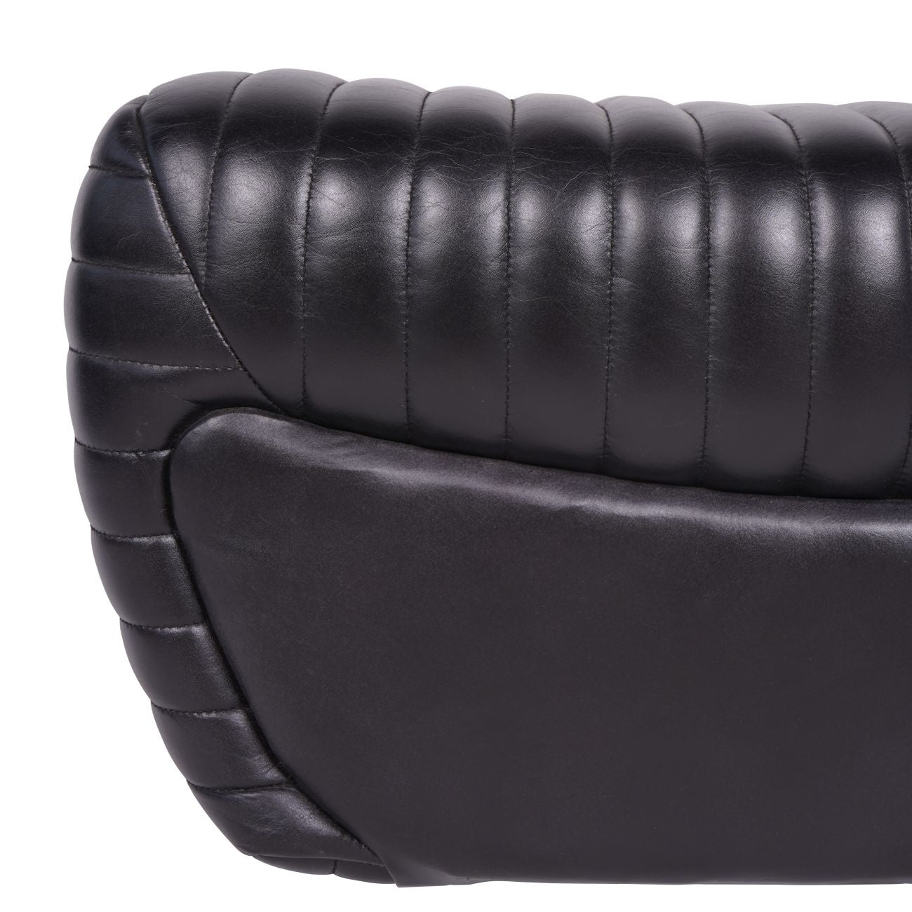 Trinity Charcoal Leather Armchair