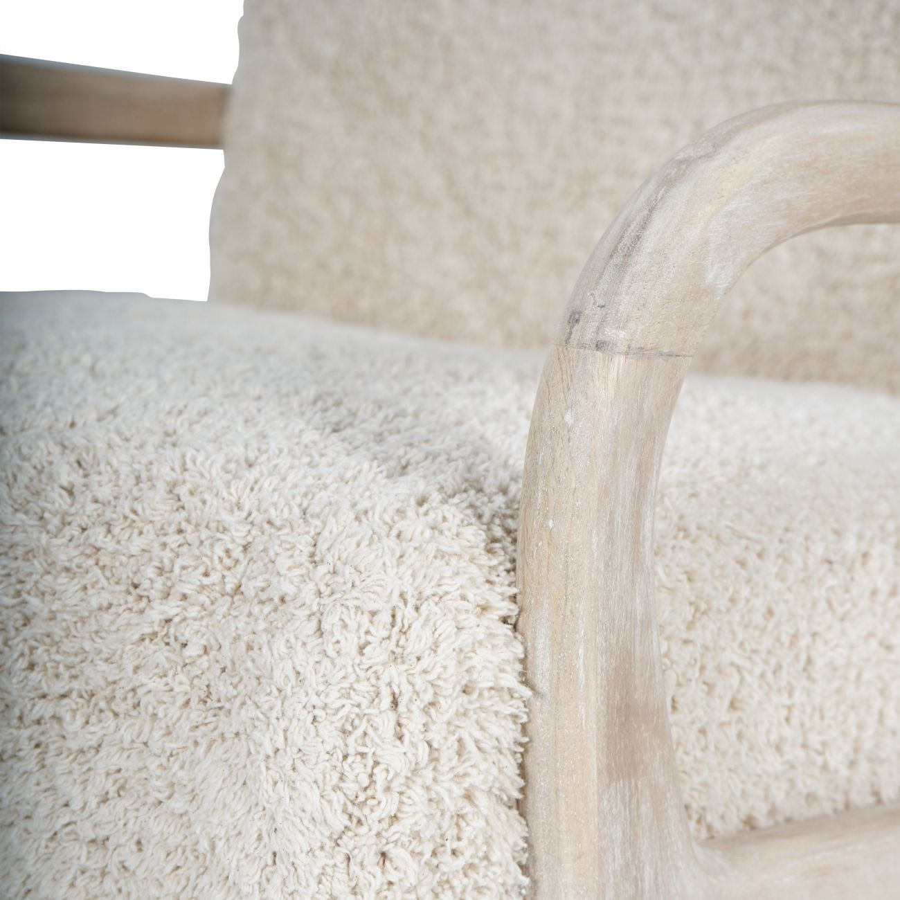 Teddy Cream Boucle Armchair
