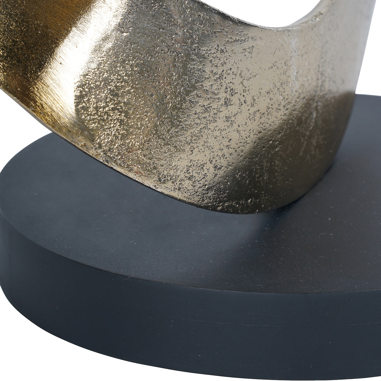 Ribbon Knot Gold Sculpture