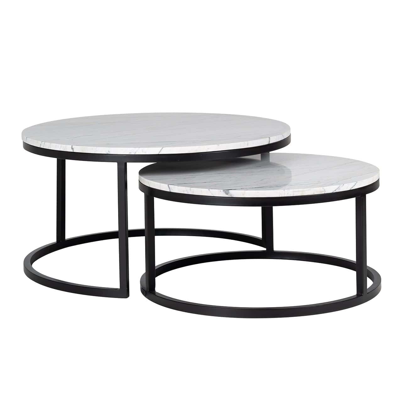 Coffee table Lexington set of 2 (White)