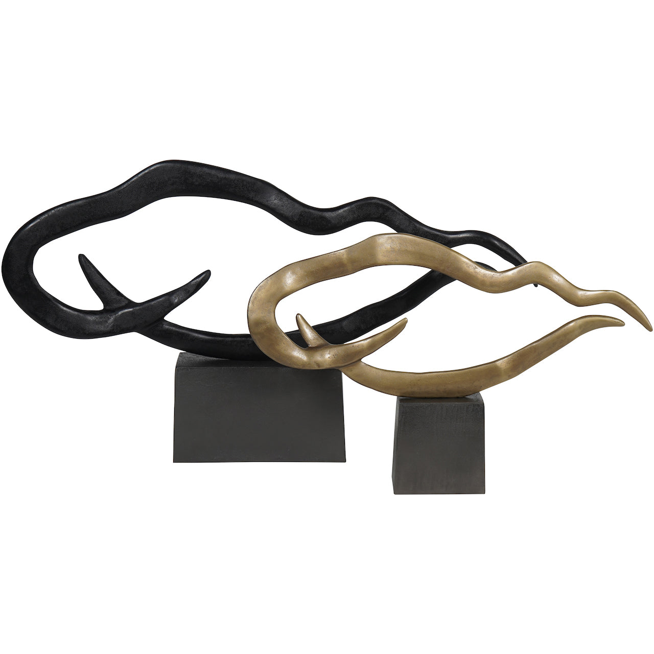 Isla Textured Black XL Sculpture