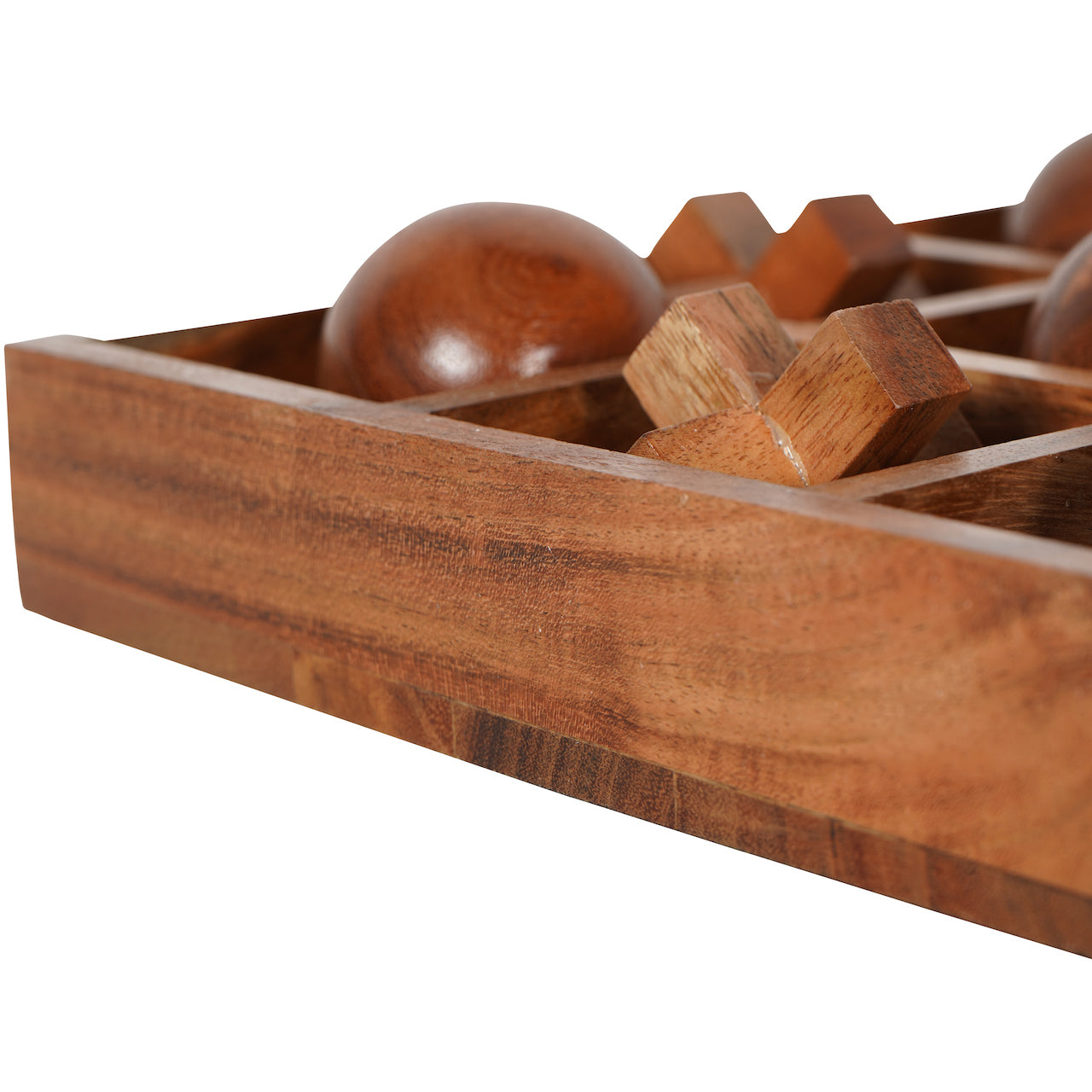 Solid Wood Noughts & Crosses Game - CLEARANCE