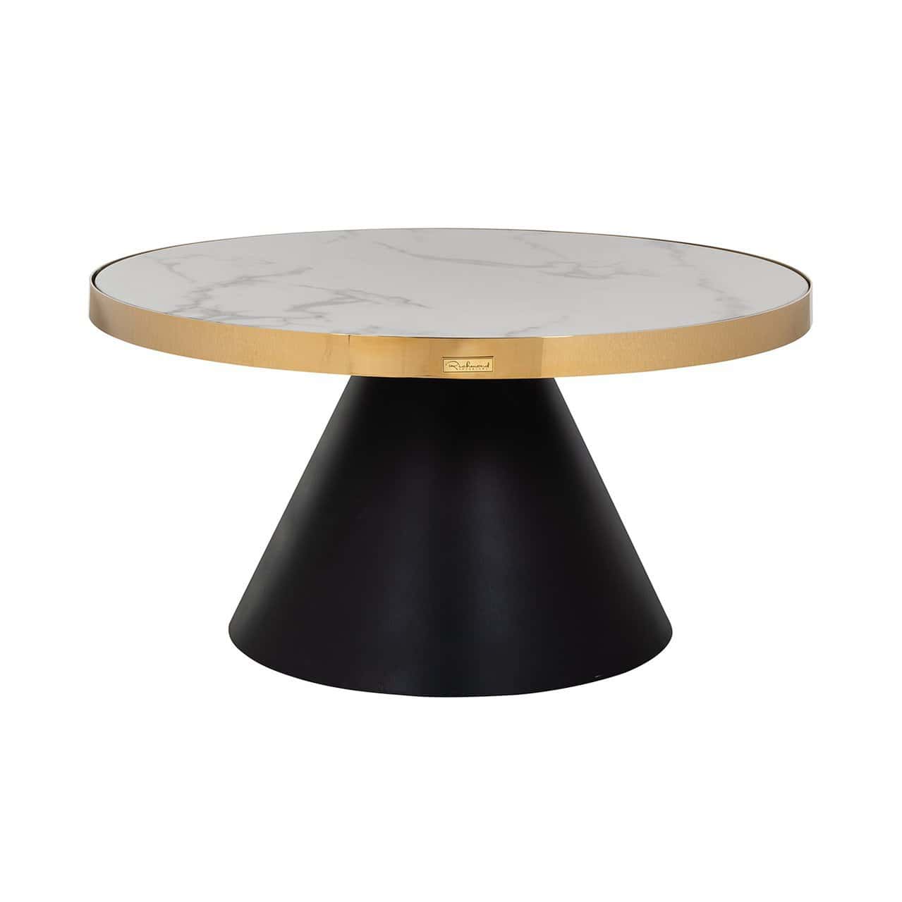 Coffee table Odin 80Ø  (Gold)