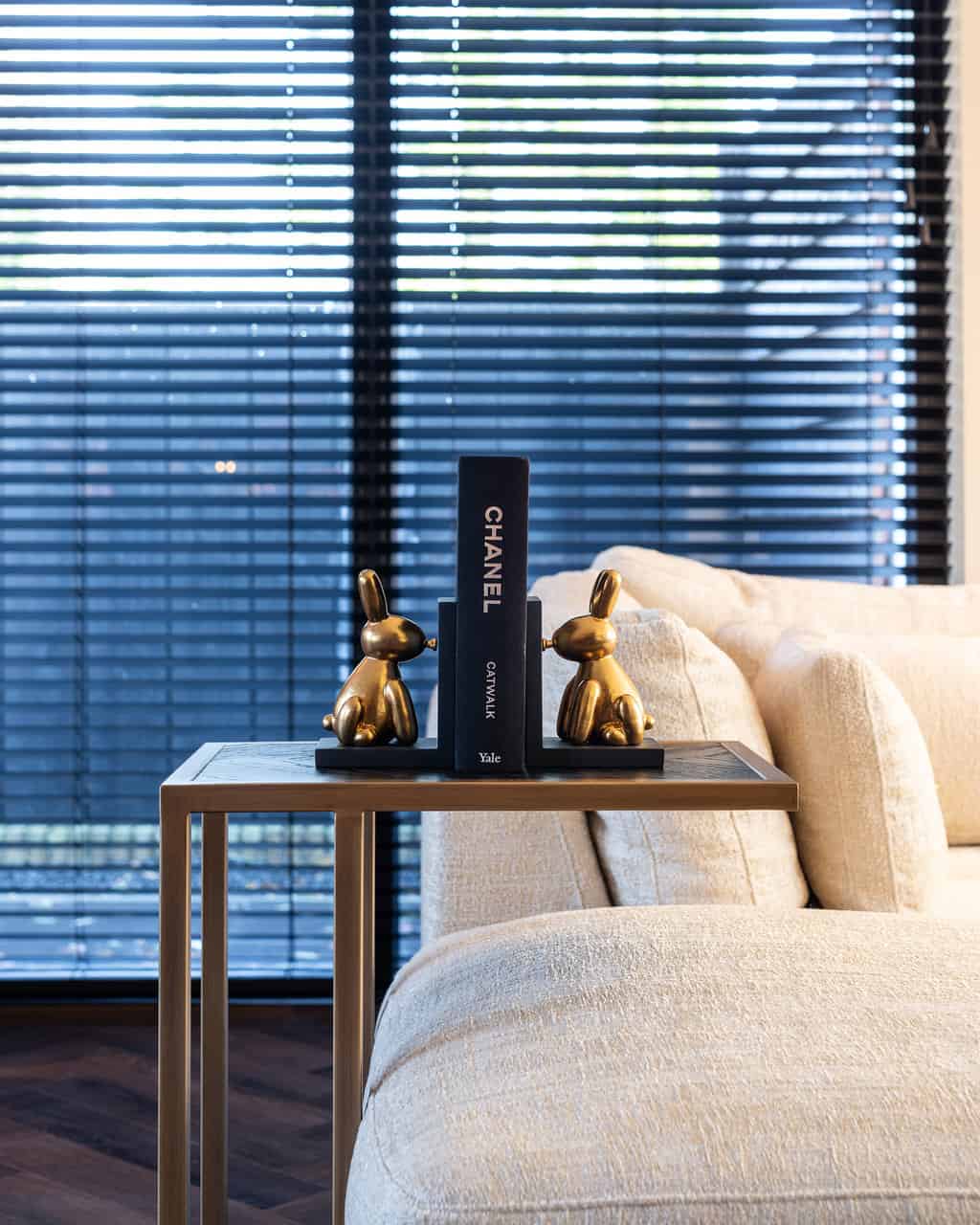 Sofa table Blackbone brass (Black rustic)