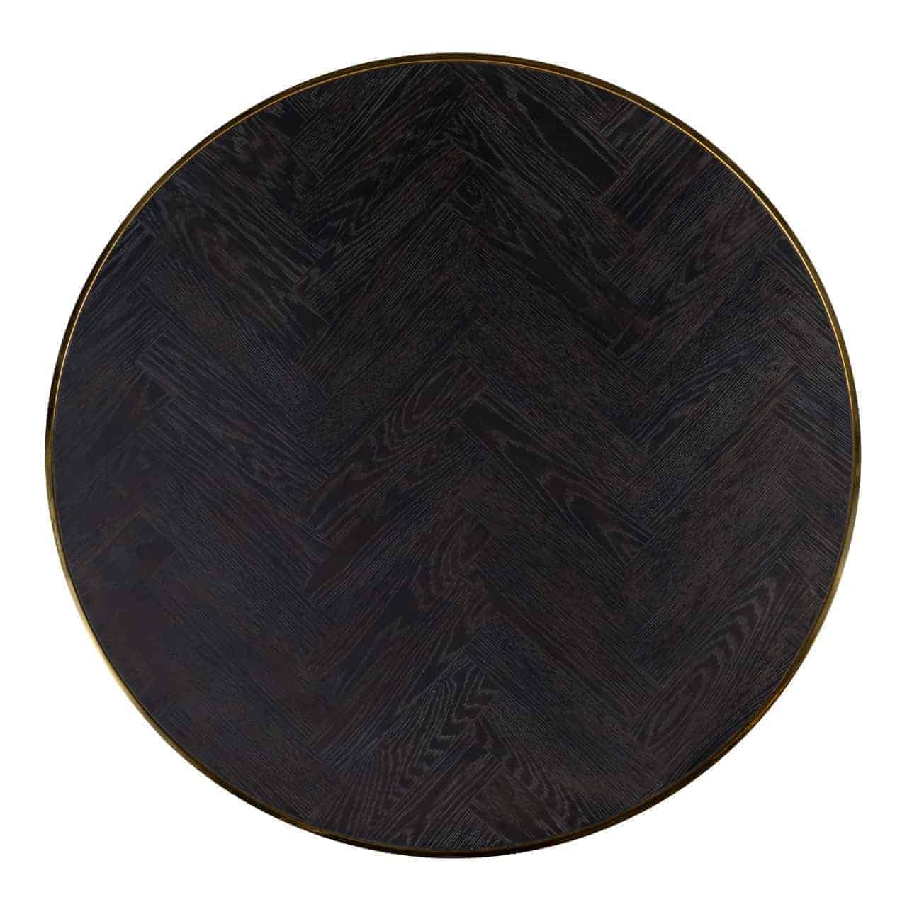 Coffee table Blackbone gold set of 2 (Black rustic)