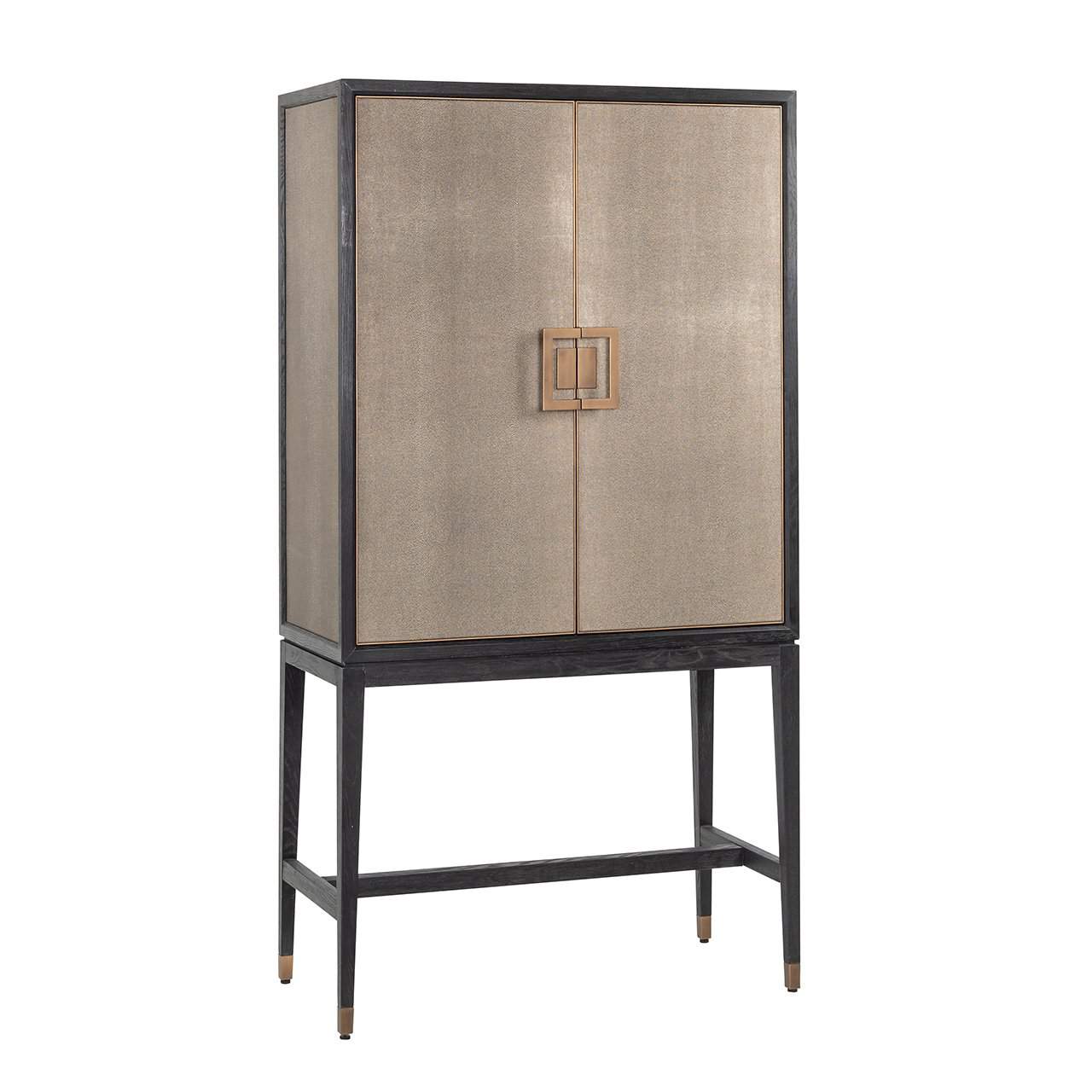 Bar Cabinet Bloomville with 2-doors (Gold)