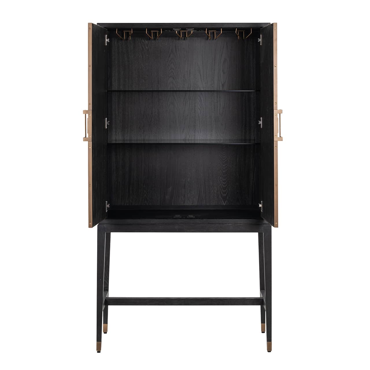 Bar Cabinet Bloomville with 2-doors (Gold)