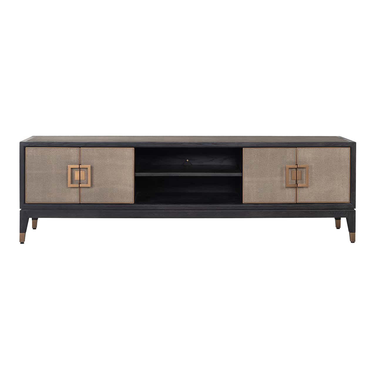 TV-Unit Bloomville with 4-doors (Gold)