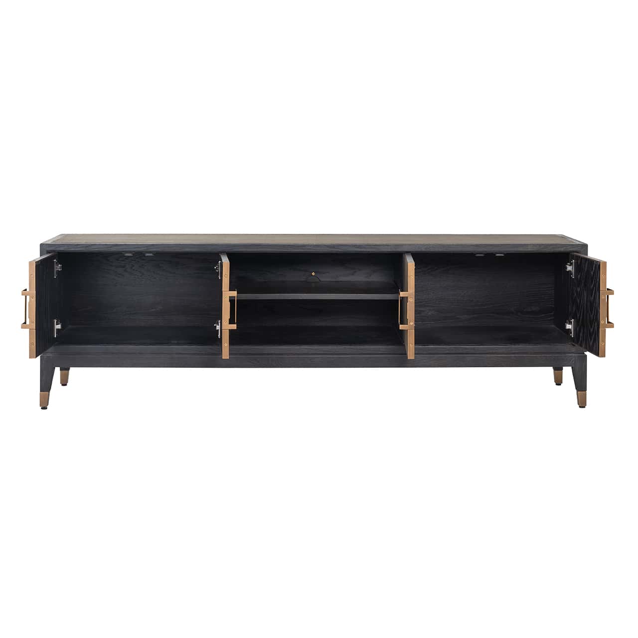 TV-Unit Bloomville with 4-doors (Gold)