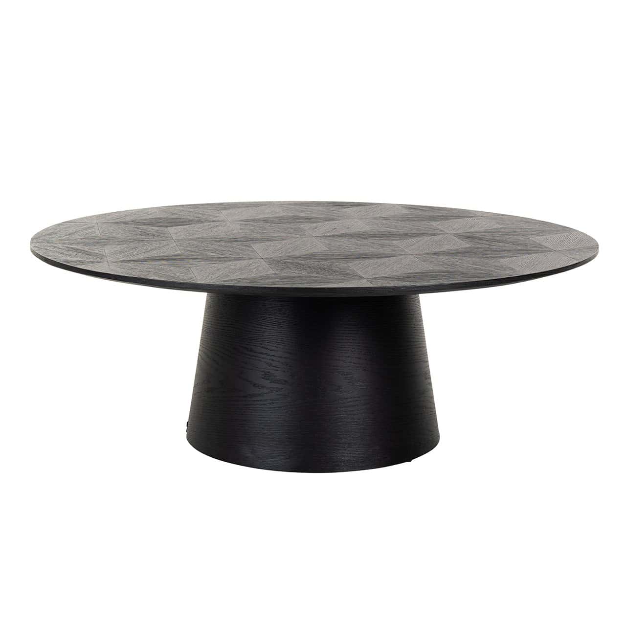 Coffee table Blax 110Ø (Black)