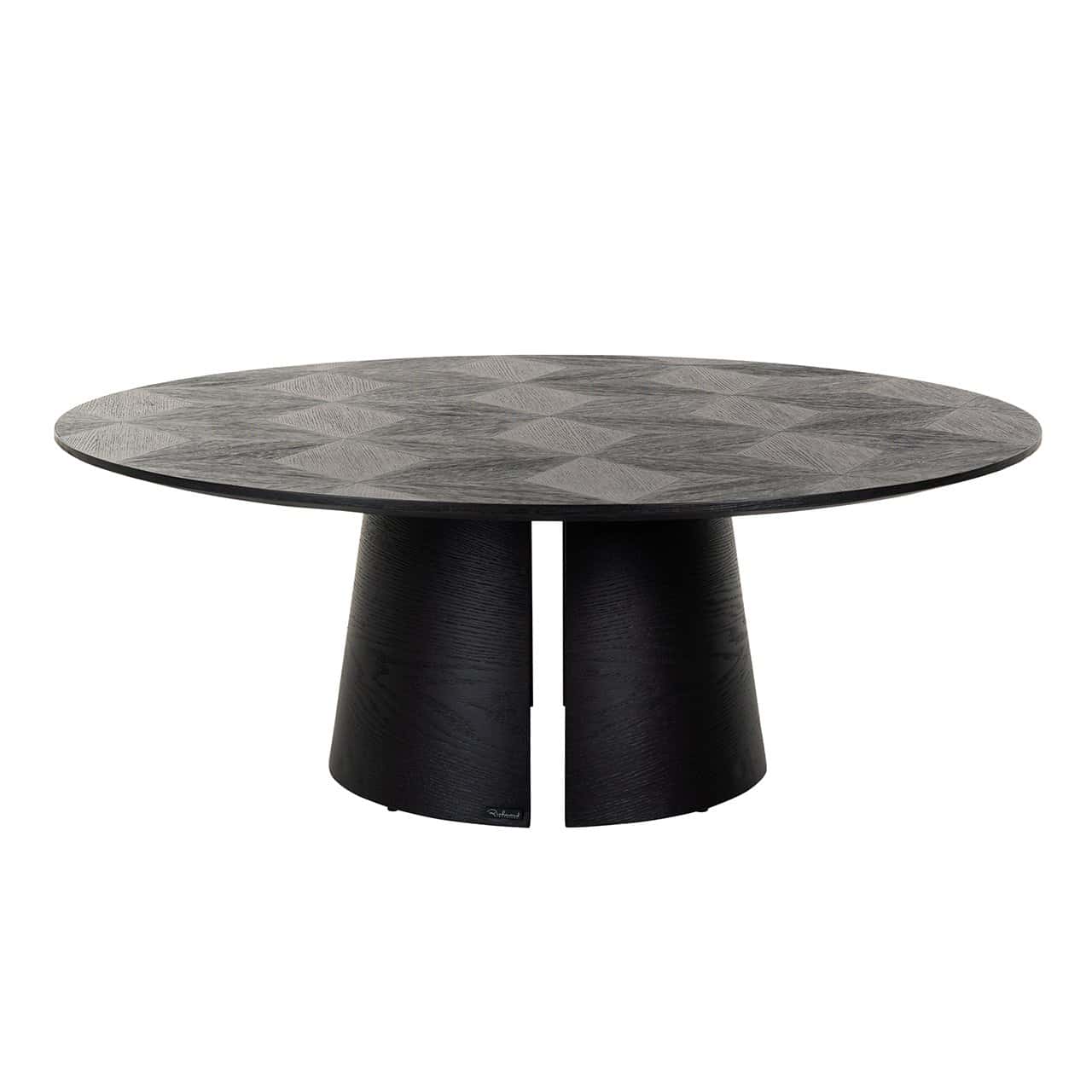 Coffee table Blax 110Ø (Black)