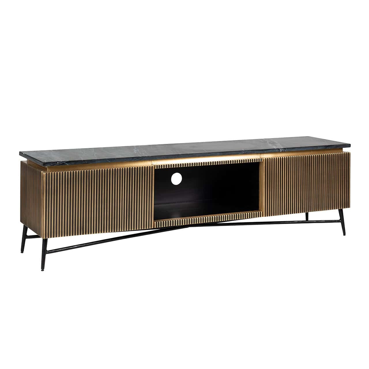 TV-Unit Ironville 2-doors (Gold)