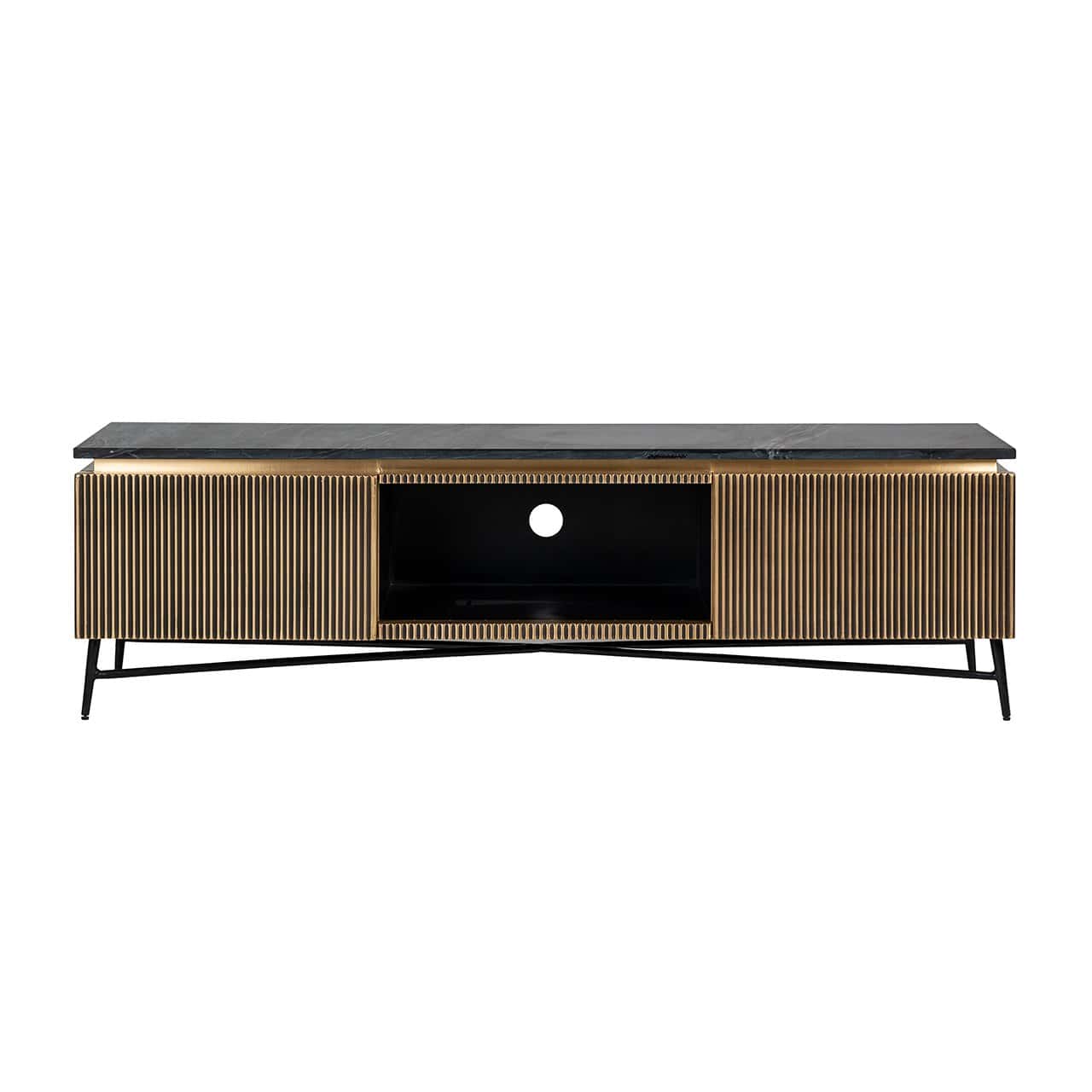 TV-Unit Ironville 2-doors (Gold)