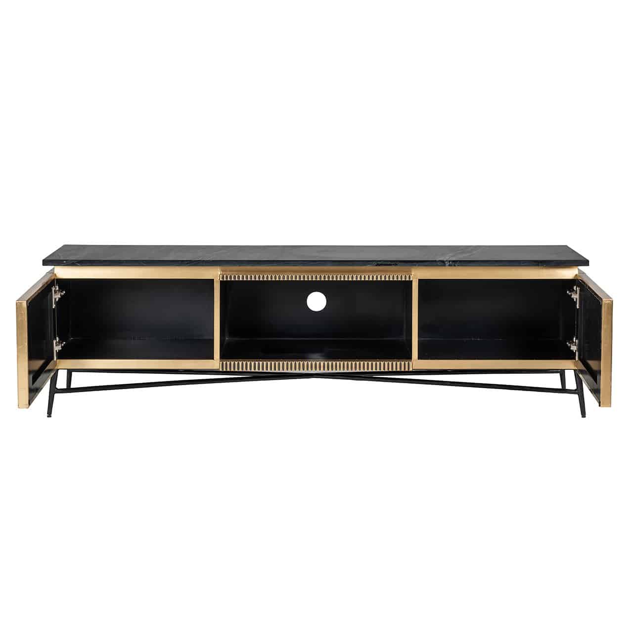 TV-Unit Ironville 2-doors (Gold)